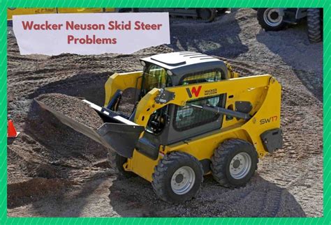 wacker neuson stand on skid steer|wacker neuson skid steer problems.